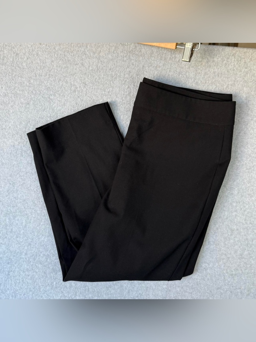 Talbots Heritage Black Dress Pants Womens Size 14 Straight Leg Trousers slacks